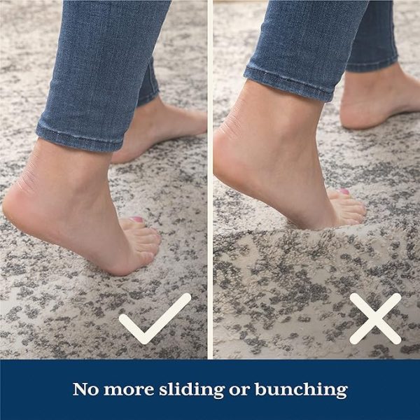 Veken 6x9 Rug Pad Gripper for Hardwood Floors, Non Slip Rug Pads for Area Rugs, Thick Rug Grippers for Tile Floors, Under Carpet Anti Skid Mat, Keep Your Rugs Safe and in Place - Image 2